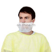 White Blue Disposable Nonwoven Beard Cover For Kitchen Hygiene thumbnail-3