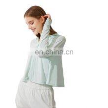 Ice Silk Banana is Prevented Bask in Clothes for Women Under uv Sun-protective Clothing Breathable Outdoor Windbreaker Skin Bask thumbnail-5