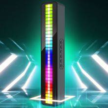 M9 Pickup Hot Driven Speaker RGB Rhythm Recognition Speaker Portable Wireless Light Up Bluetooth Gaming Speakers thumbnail-5