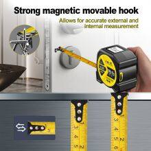 2 in 1 Digital Laser Tape Measure 165ft/50m Laser Distance Meter LCD Screen With 16ft/5m AutoLock Measuring Tape thumbnail-3