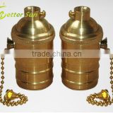 E27 E26 Brass Switch Socket for Pendant Lamp                        
                                                Quality Choice