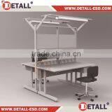 (DETALL) Double Side Workstation Desk With Multi Functional Application thumbnail-2