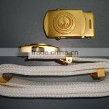 Genuine Leather Uniform Web Belt