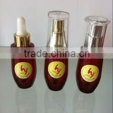 PET transparent bottle for cosmetic packaging