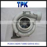 PC200-6 PC210-6 PC230-6 PC220-6 PC200LC-6 Engine Parts S6D95-6 TURBOCHARGER 6209-81-8311 thumbnail-4