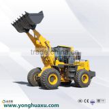 Chinese construction building machinery backhoe wheel loader lawn tractor mini front end loader for sale
