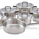 11pcs Stainless Steel Cookware Set