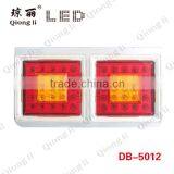 Energy Save Long Lifespan Anti-shock High Qualityled Trailer Tail Lights With Stainless Steel Plate