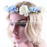 High Quality Flower Headband Toddler Summer Crown Flower Headband Bride Flower Headband Wh-1757 thumbnail-2