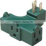 Factory outlet UL CUL 3 outletgrounding adapter