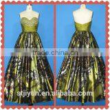 Formal Ball Gown Strapless Emerald Green Princess Wholesale Evening Dress in China