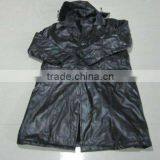 Long Style Mens pu Leather Jacket