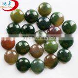 Hot Sale Natural Gemstone Lndian Agate Cabochon for Rings thumbnail-1