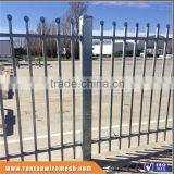 Trade Assurance Hot Dipped Galvanized or Powder Coated Steel Fence