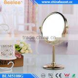 Professional Golden Brass Round Decorative Smart Magnifying Mirror thumbnail-2