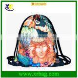 Women Mochila Man Gym Bags Travel Backpack Toucan Printing Drawstring Bag for Shoes 3D