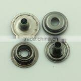 Custom Logo Nickel Free Metal Washable Four Parts Snap Button for Bags Garments thumbnail-2