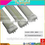 hot sale led residential lighting 5-22w plug tube 2g11 4-pin led pl light