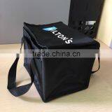 Portable Double Handles Customized 210D Polyester Thermal Insulated Freezer Bag With Front Pocket Quality Choice thumbnail-3