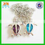 Metal Animals Turtles Diamond Necklace thumbnail-1