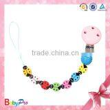 2015 New Design DIY Wooden Pacifier Baby Clips