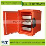 GN Pans Food Warm Containers on Wheels and Handle, for Hot Food Storage thumbnail-5