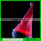 New led luminous changeable color christmas santa hat