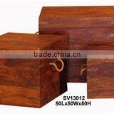 Wooden Storage Boxes,bedroom Furniture,sheesham Wood Furniture,mango Wood Furniture,acacia Wood Furniture thumbnail-1