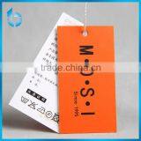 Glossy Coated Paper Hangtag With One Side Red Printting for Lady's Scarf thumbnail-1