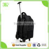 New Design Black Polyester Waterproof Travel Backpack Bag Trolley Luggage Quality Choice thumbnail-4