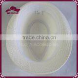 Short Brim Paper Straw Fedora With Flower Band thumbnail-6