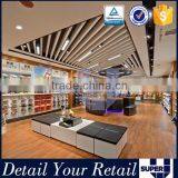 2016 Customized Wall Mounted Slatwall Panel Footwear Display Rack thumbnail-6