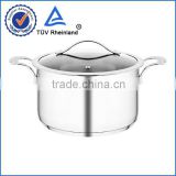 Large size 3 layer composite bottom cookware sauce pot