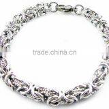 AB174 Hand-knitted Bracelet, Fashion Stainless Steel Bracelets for Summer thumbnail-1