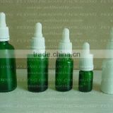 Green plastic dropper bottle, essential oil bottle, aroma oil bottle
