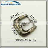 22mm Anti Brass Plated Crystal Pin Buckle for Women Shoes thumbnail-1