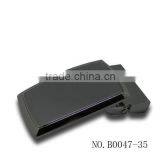 Black Fashion Popular Belt Two Joint Buckle for Men