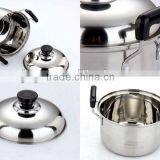 10 Pcs Stainless Steel Cookware Sets thumbnail-1