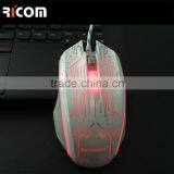 Both Hands Orientation and Wired Type Led Light Gaming Mouse