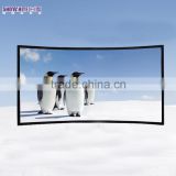 100 " curved fixed frame projection screen for small theater