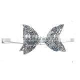 2016 Latest Headband Designs With Gold Dots Crochet Baby Headband With Hair thumbnail-5