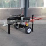 hot selling 42t 610mm horizontal log cutter and splitter machine with log tray from Laizhou