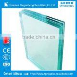 produce 8+8 tempered laminated glass for glass railing with CE certificate