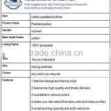 Women Hot Customized Hottest Style Padded Warm Winter Coat thumbnail-3