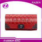 Popular Style Wine Red Bag Leather Women Fashion Purses Clutch Bags thumbnail-1