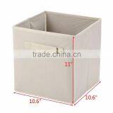 Foldable Clothes Storage Cube Basket Bin, Collapsible Storage Cube For Nursery Home and Office thumbnail-5