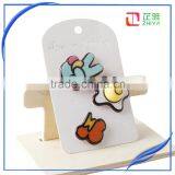 4pieces Lovely Brooch Pins Badges Fashion Cartoon Colorful Smiley Heart Star Plant Mirror Glass for Boys Girls Men Women 2016 thumbnail-3