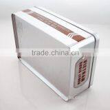 Top Quality Wholesale Rectangular Metal Shoe Container