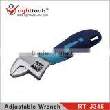 RIGHTTOOLS RT-J345 Professional Quality CR-V Adjustable SPANNER Wrench
