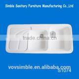 New Design Wholesale Double Bowl Kitchen Sink